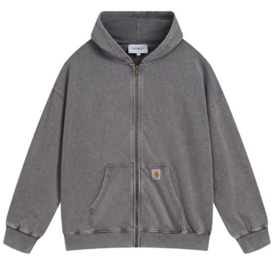 Carhartt Grey Zip Up Hoodie