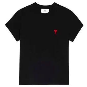 Ami Paris Ami De Coeur T-Shirt Black Hypelusitana
