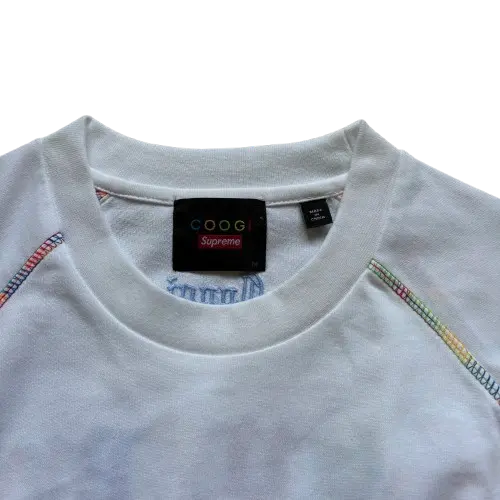Supreme Coogi Raglan White Tee Hypelusitana