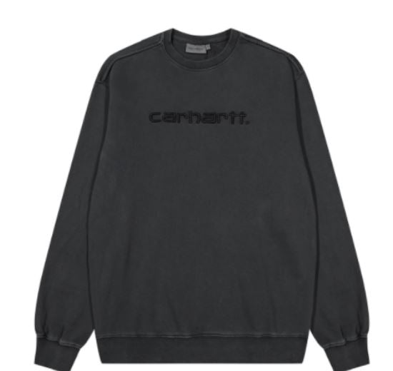 Carhartt Black Sweatshirt Black Logo