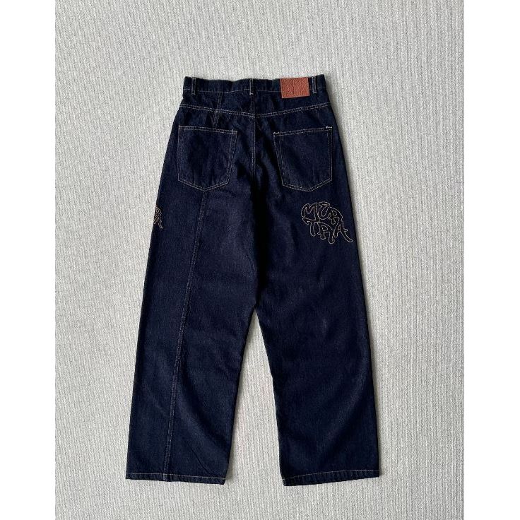 Pantalones vaqueros holgados azul oscuro Mertra