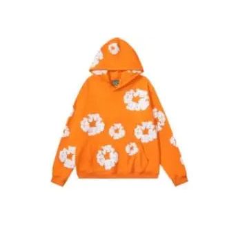 Denim Tears Hoodie Orange HypeLusitana