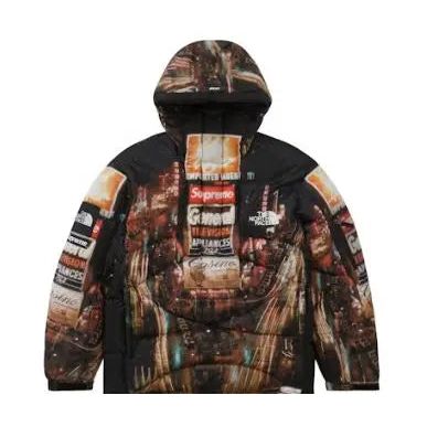 Supreme The North Face 800-Fill Half Zip Hooded Pullover Times Square - Hypelusitana