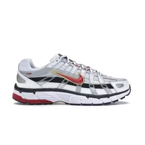 Nike P-6000 White Gold Red Hypelusitana