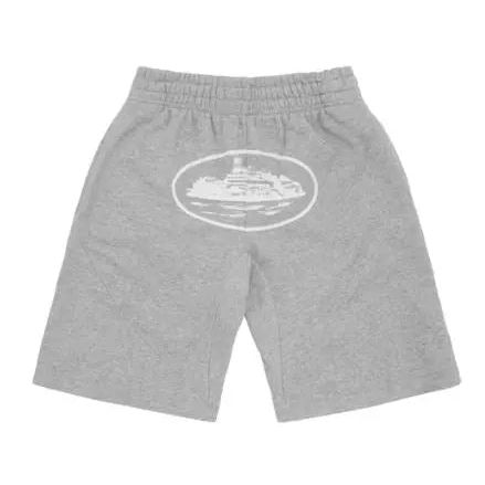 Corteiz OG Alcatraz Shorts Heather Grey HypeLusitana