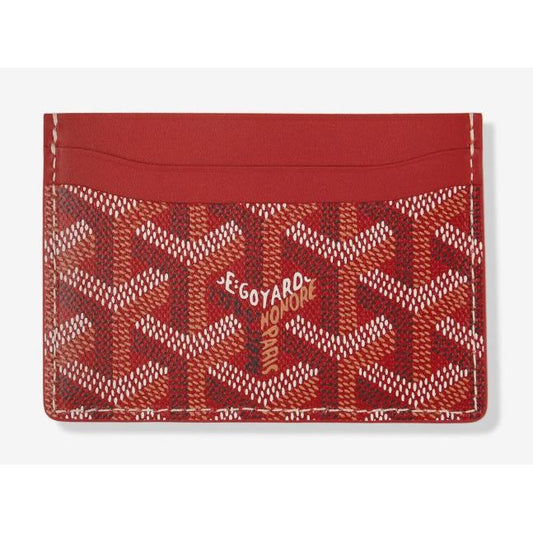 Goyard Card Holder Red