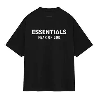 Fear of God Essentials Jersey Crewneck T-Shirt Black Hypelusitana