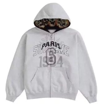 Supreme MM6 Maison Margiela Zip Up Hooded Sweatshirt Hypelusitana