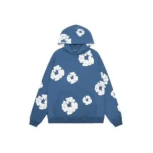 Denim Tears Hoodie Dark Blue HypeLusitana