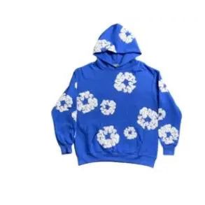Denim Tears Hoodie Blue HypeLusitana