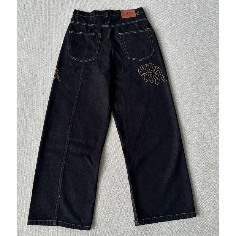 Pantalones vaqueros holgados negros Mertra