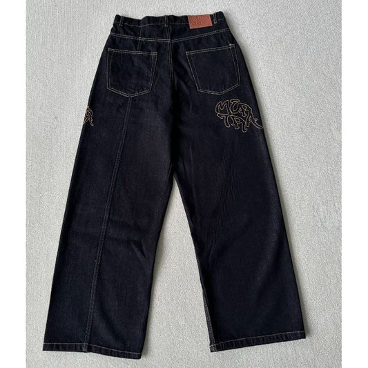 Pantalones vaqueros holgados negros Mertra