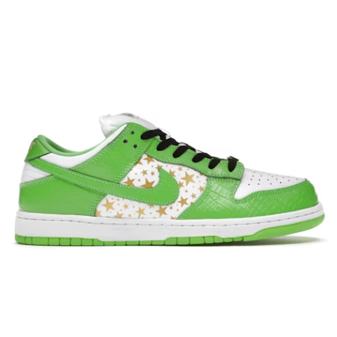 Nike SB Dunk Low Supreme Stars Mean Green