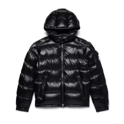 Moncler Maya Short Down Jacket Black