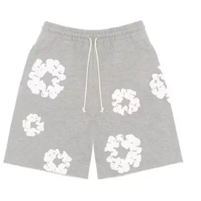 Denim Tears The Cotton Wreath Shorts Grey HypeLusitana
