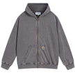 Carhartt Grey Zip Up Hoodie