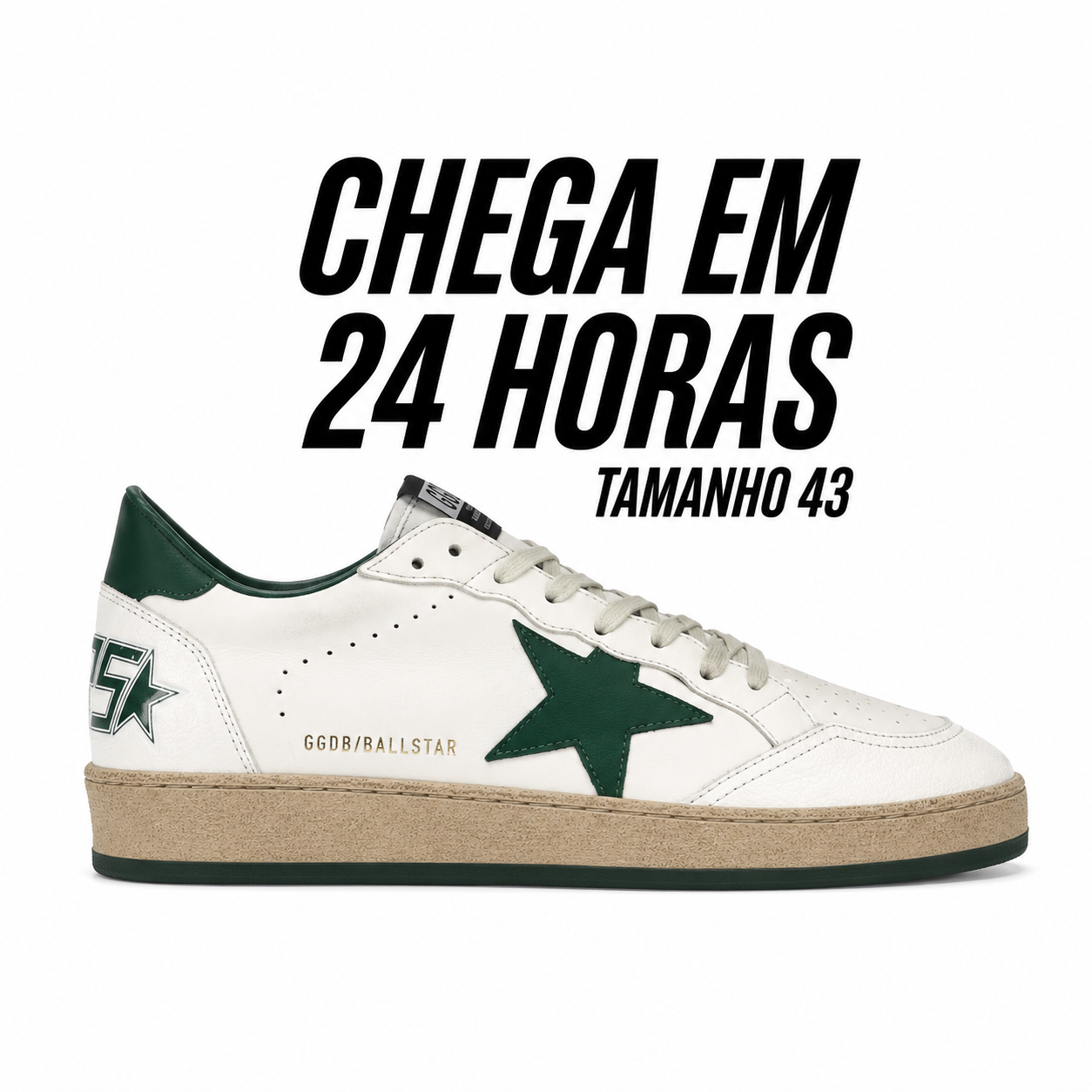 Golden Goose Ball Star Green