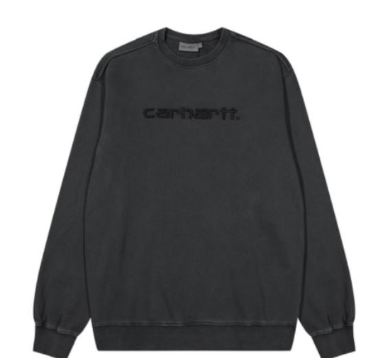Carhartt Black Sweatshirt Black Logo