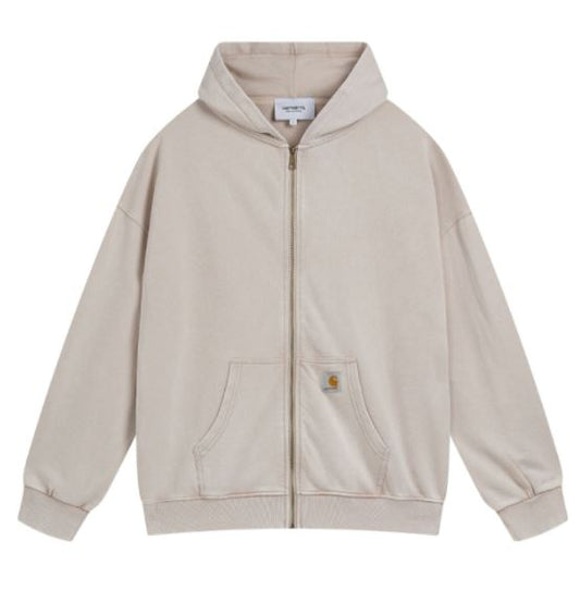 Carhartt Zip Up Hoodie Beige