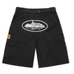 Corteiz Alcatraz Cargo Shorts Black