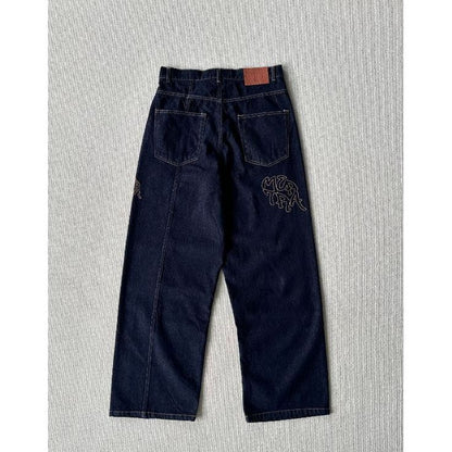 Pantalones vaqueros holgados azul oscuro Mertra