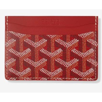 Goyard Card Holder Red