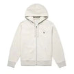 Polo Ralph Lauren Double Knit Zip-Up Hoodie Light Sport Heather/Black