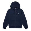 Polo Ralph Lauren Double Knit Zip-Up Hoodie Aviator Navy/White