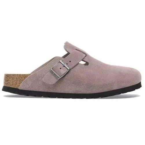 Birkenstock Boston Suede Faded Purple Hypelusitana