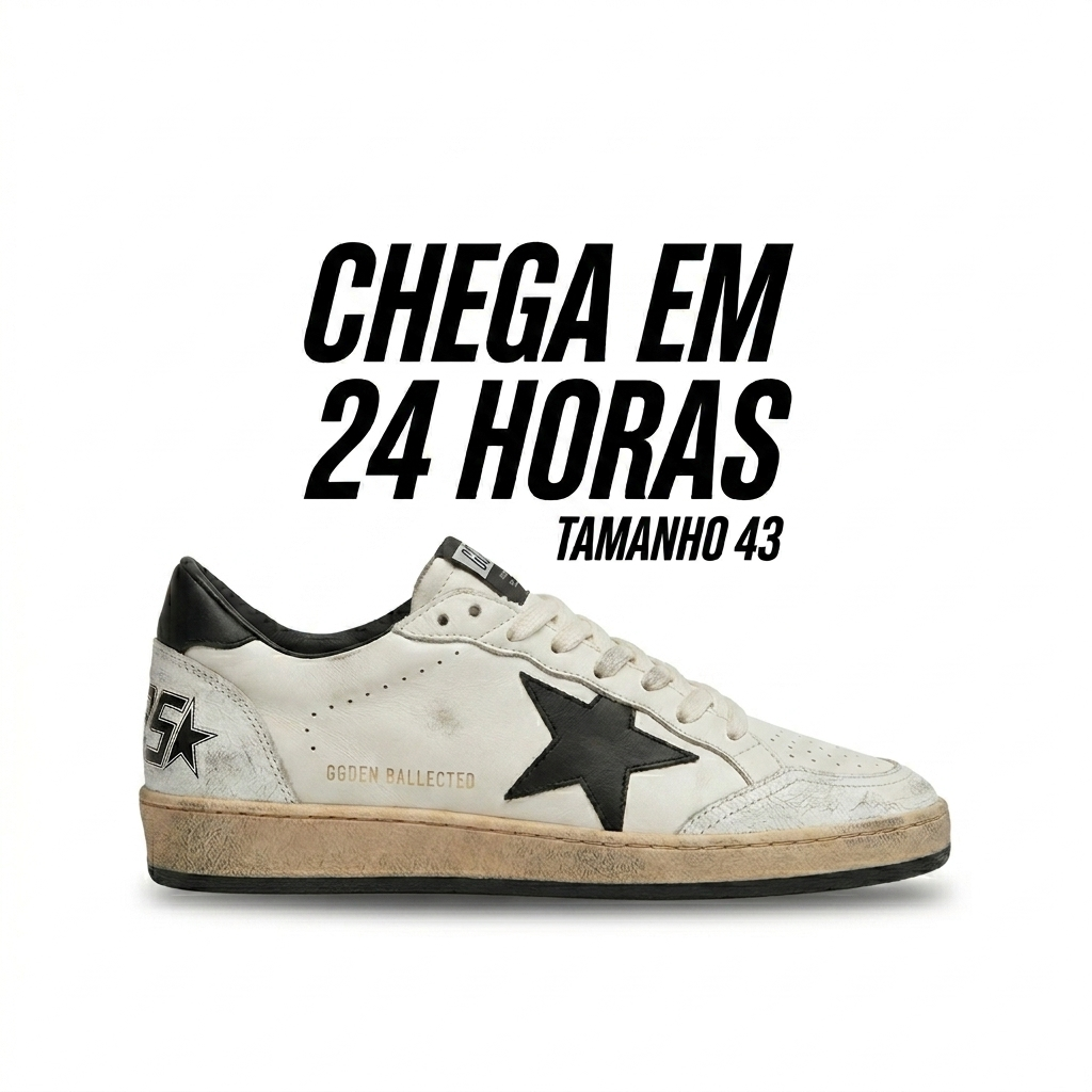 Golden Goose Ball Star Black