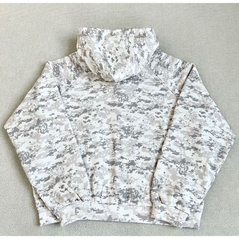 Mertra Camouflage White Zip Up Hoodie