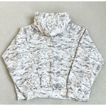 Mertra Camouflage White Zip Up Hoodie