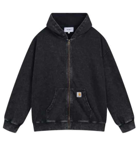 Carhartt Black Zip Up Hoodie