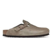 Birkenstock Boston Soft Footbed Suede Taupe