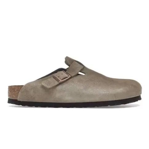 Birkenstock Boston Soft Footbed Suede Taupe Hypelusitana