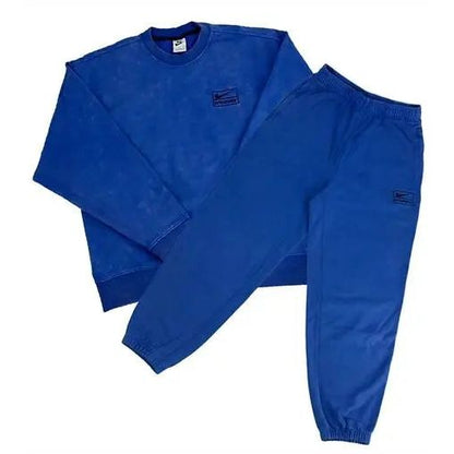 Nike x Stussy Fleece Conjunto Azul Hypelusitana