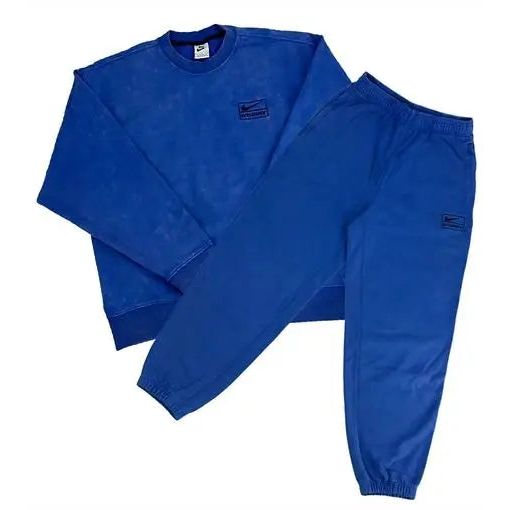 Nike x Stussy Fleece Conjunto Azul Hypelusitana