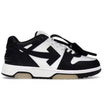 OFF-WHITE Out Of Office OOO Low Tops White Black White