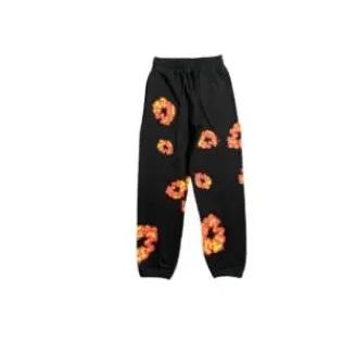 Denim Tears Sweatpants Black Offset HypeLusitana