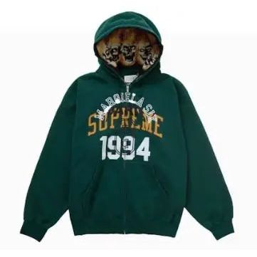 Supreme MM6 Maison Margiela Zip Up Hooded Sweatshirt Hypelusitana