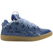 Lanvin Leather Curb Denim Blue