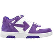 OFF-WHITE Out Of Office OOO Low Tops Purple Suede