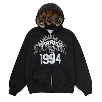 Supreme MM6 Maison Margiela Zip Up Hooded Sweatshirt Hypelusitana