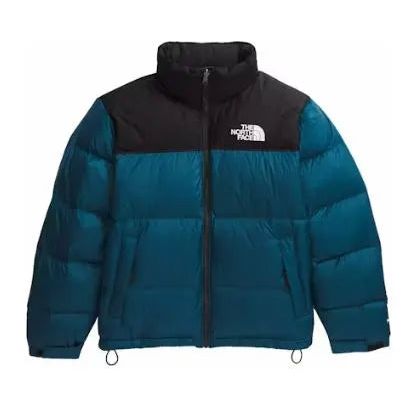 The North Face 1996 Retro Nuptse 700 Fill Packable Jacket Midnight Petrol/TNF Black - Hypelusitana