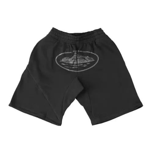Corteiz Alcatraz Shorts Triple Black HypeLusitana